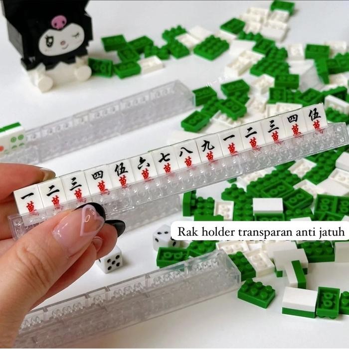 SMALLEST MAHJONG TOY SUPER MINI BRICK 1 SET COMPLETE PREMIUM CAN BE ...