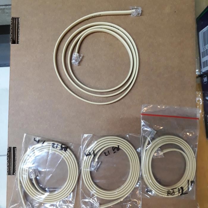 Kitani Kabel Line Rj12 Pin 6 Cable Rosette Flat Telephone Suitable for ...