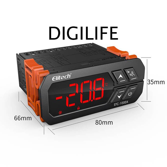 Thermostat Elitech Original Stc1000X Temperature Controller Stc-1000X ...