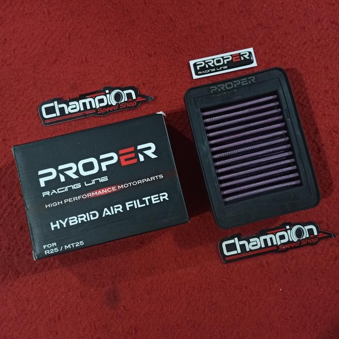 Hybrid Air Air Filter Proper Racing Line Yamaha R25 Mt-25 Mt25 | Shopee ...