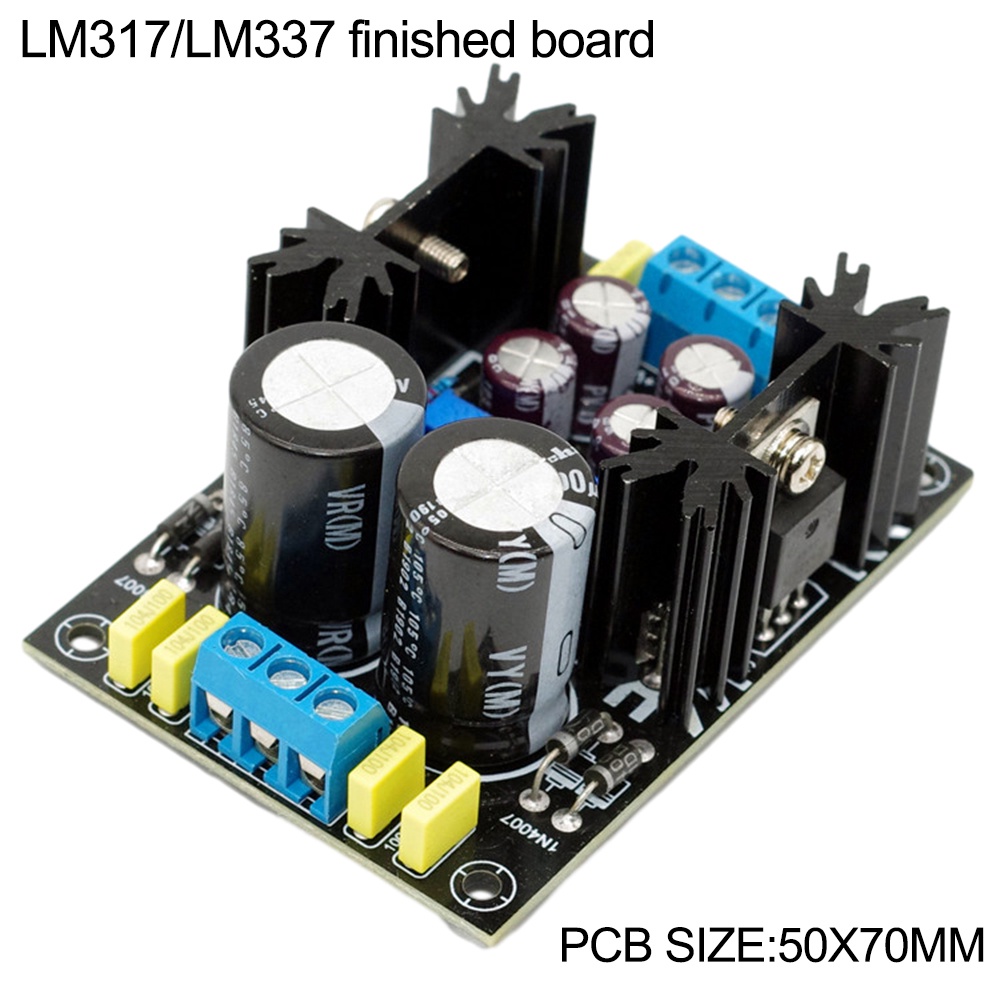 AC-DC LM317 LM337 Adjustable Voltage Regulator Power Supply Positive ...