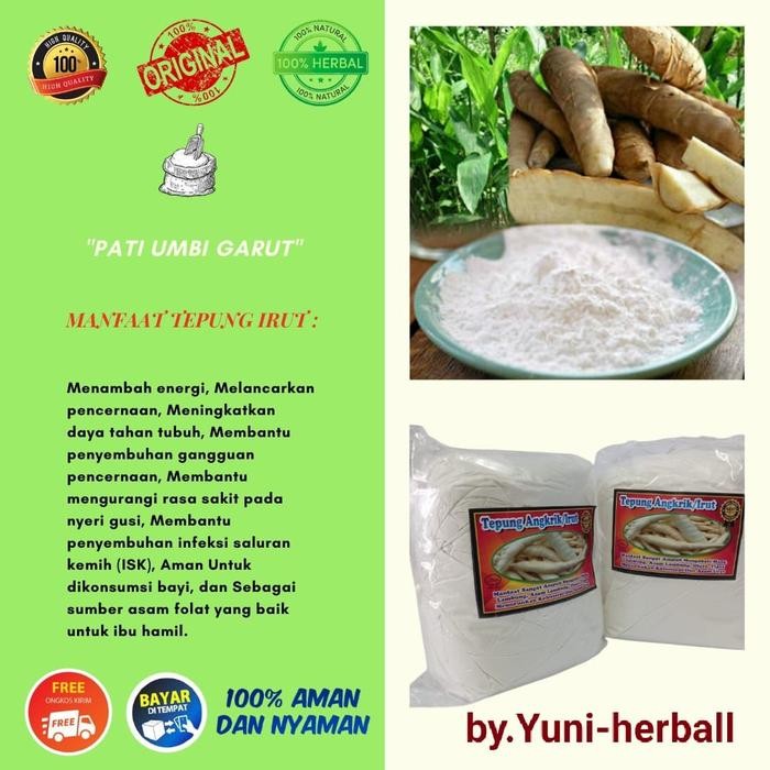 Original ireng flour pathi angkrik arrowroot and sago tubers arrowroot ...