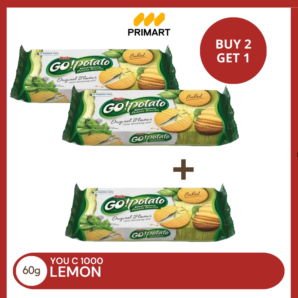 Go Potato Original Potato Snack 60gr - 3 PCS | Shopee Philippines