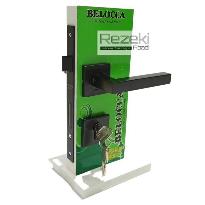 Rosset Belocca Stainless Steel Sus304 Door Lock - Black Split Lock ...