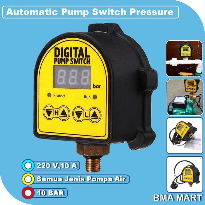Automatic Water Pump Automatic Pressure Control Digital Pump Switch ...