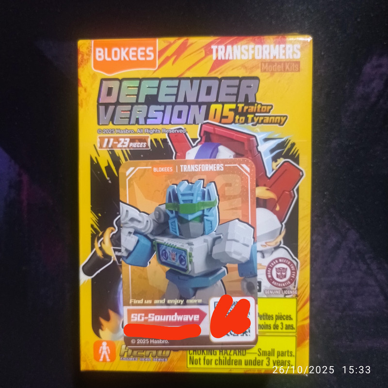 Blokees Defender Version 05 SG Soundwave' | Shopee Philippines