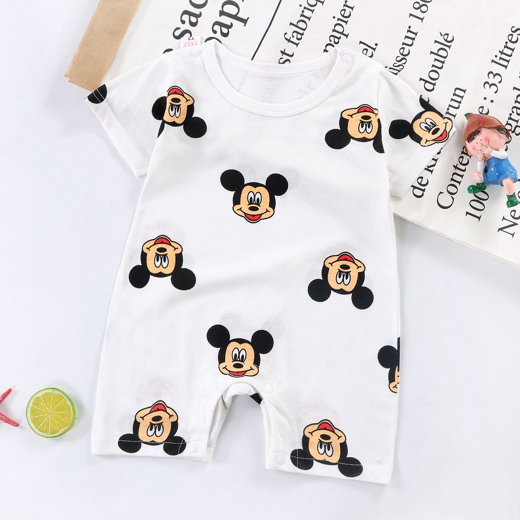 Newborn Baby Cute Romper Long Sleeves Cotton Baby Pajamas Toddle ...
