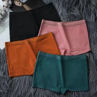 4 PCS Cotton Boxer Panties For Women Antibacterial Underwear