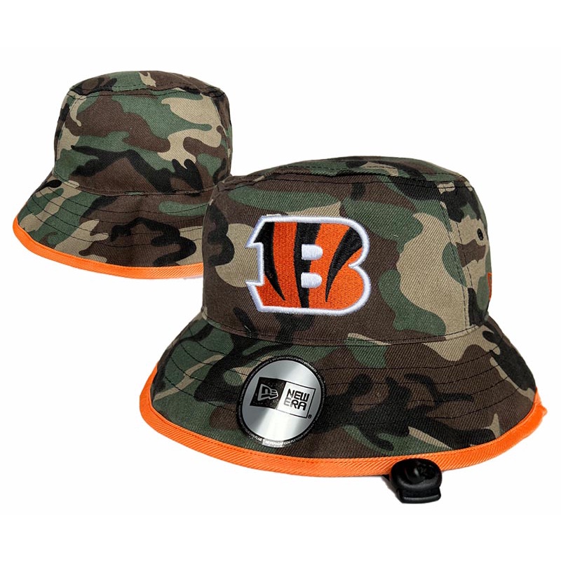 Cincinnati Bengals Cropped Big Logo Hybrid Boonie Hat FOCO