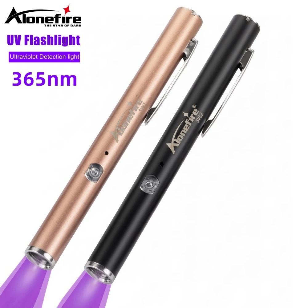 Alonefire SV82 365nm Ultra Violet LED UV Flashlight Blacklight Light ...