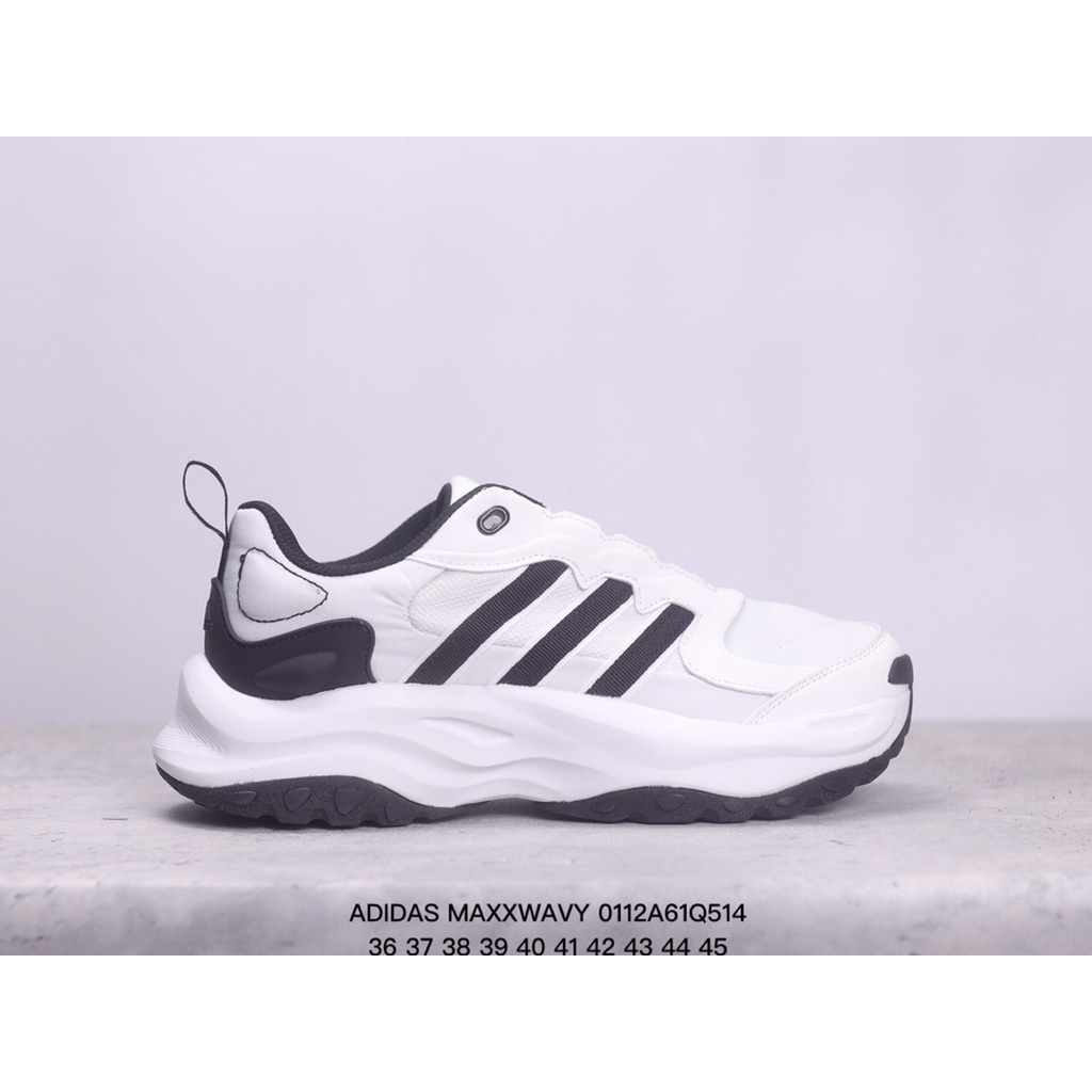 Adidas MAXXWAVY men's and women's shoes new running sports casual shoes ...