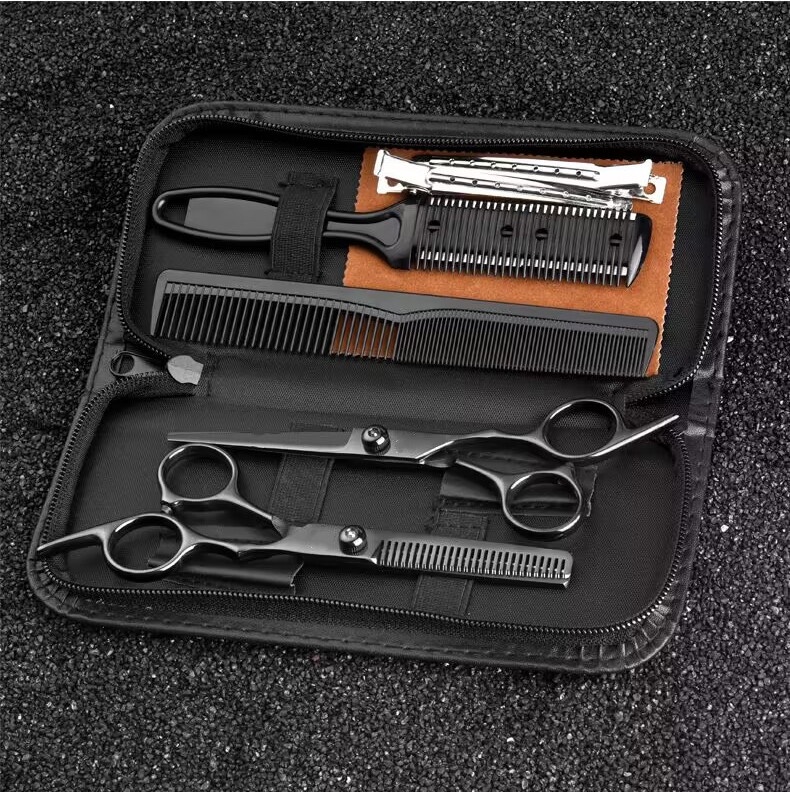 Wingsbro 6.5 Inch Professional Haircutting Scissors Set Flat Scissors ...