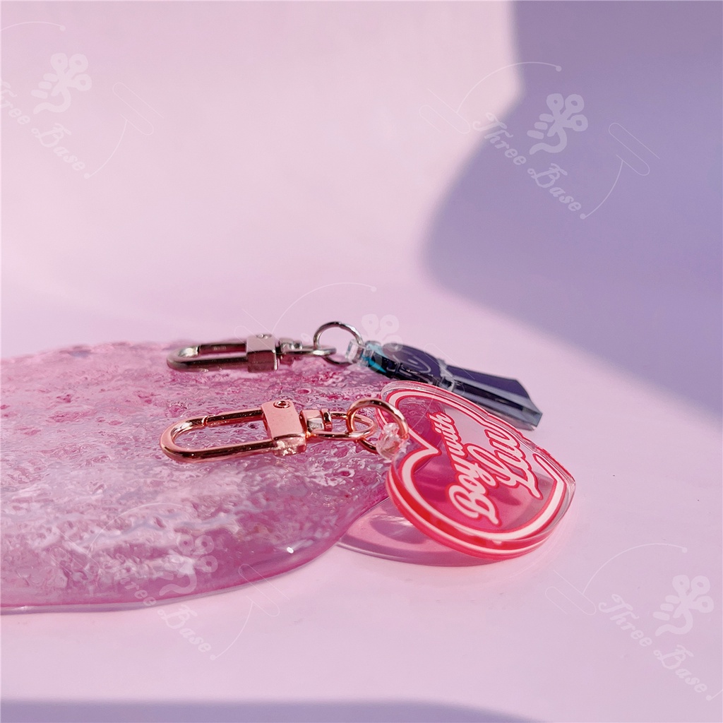 THREE BASE BT BOYS Acrylic KeyRing Boy with luv Keychain Jack in the ...