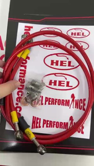 HEL BRAKE HOSE MADE IN UK FOR Y16/Y15/RS150/LC135/NVX155/R25/NINJA250 ...