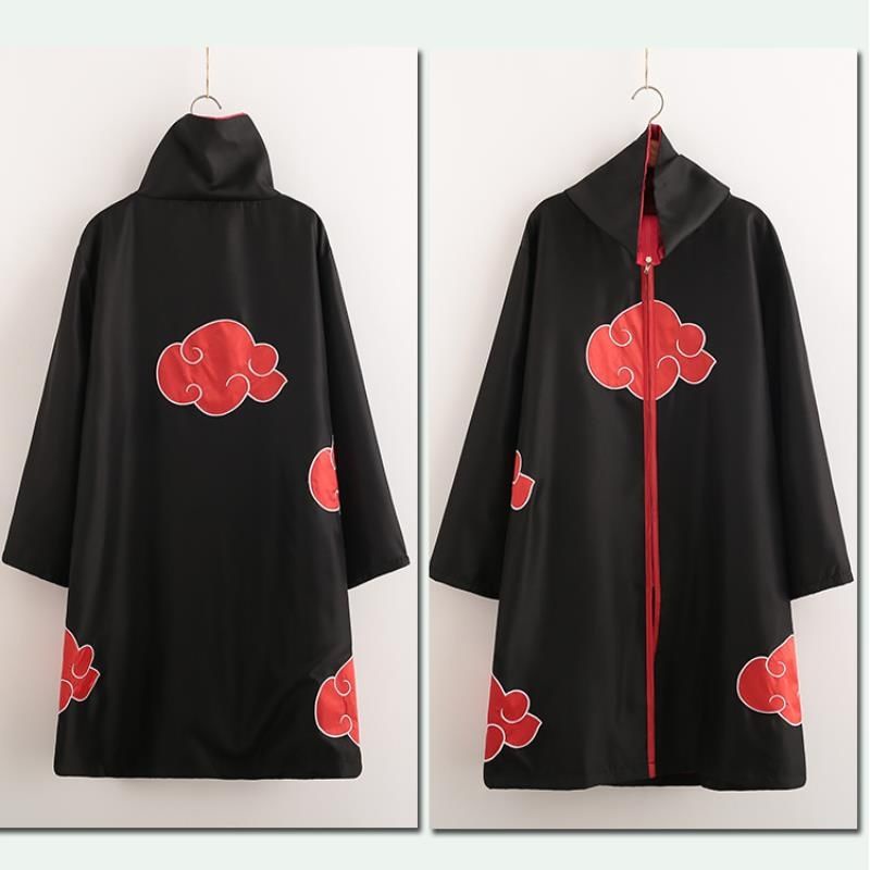Naruto Uchiha Itachi Ninja Xiao Organization Cloak Cos Clothing Surrounding Windbreaker Red