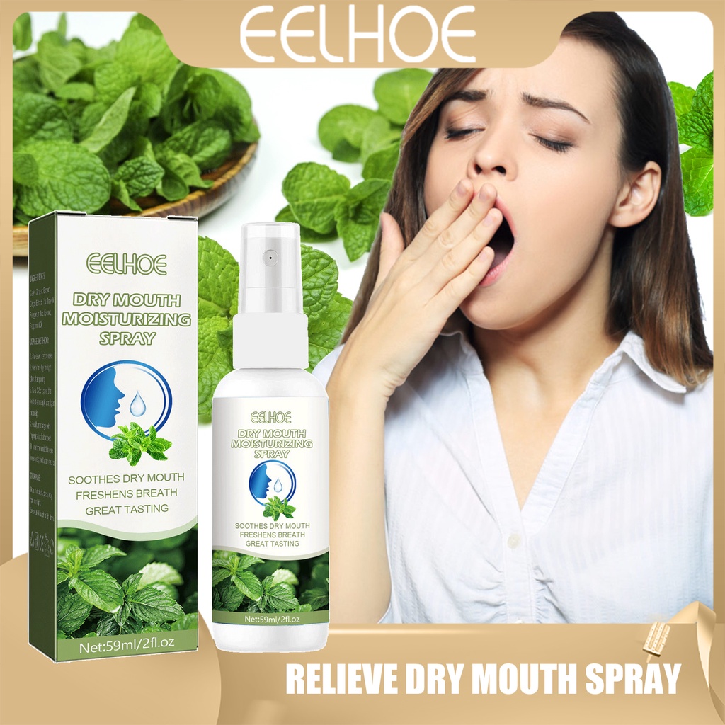 EELHOE Relieve dry mouth spray Mouth Spray For Bad Breath Portable Oral