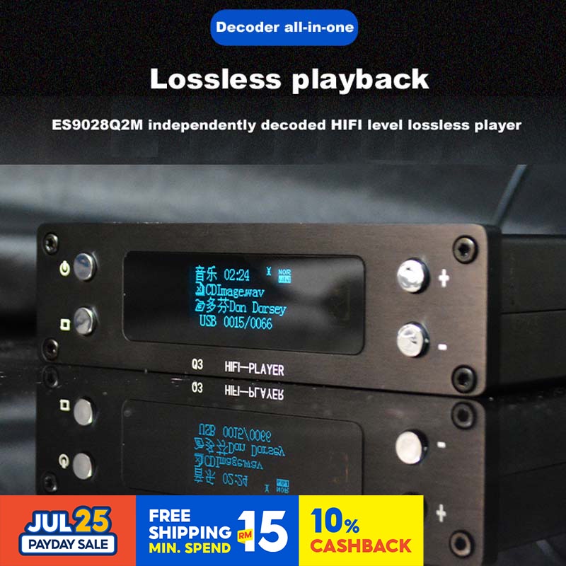 Q3 Bluetooth 5.0 HIFI Lossless U Disk Music Player ES9028 Decoding ...