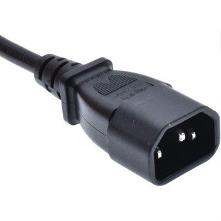C14 to C5 Power Plug Cable,IEC 320 C14 Male to C5 Female Adapter Cable ...