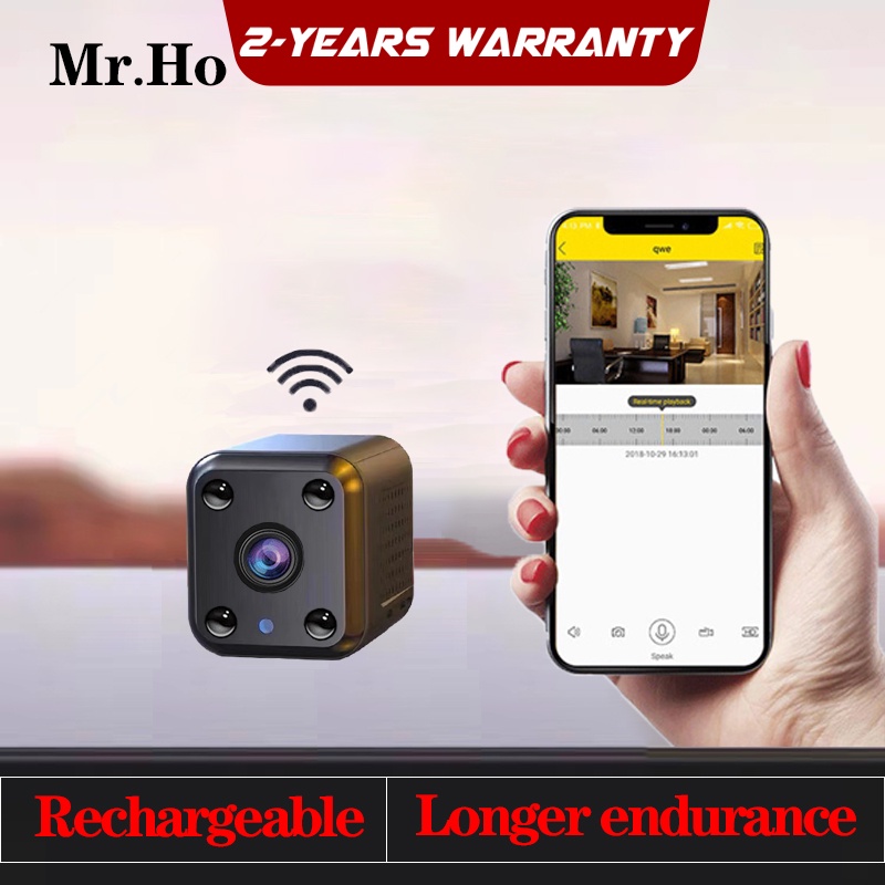 Mr.Ho IP03 Wireless WIFI Mini Camera IP CCTV Webcam Portable Hiden HD ...