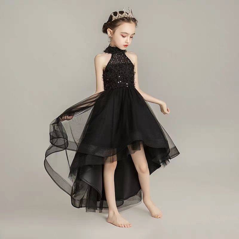 Kids black formal dress store