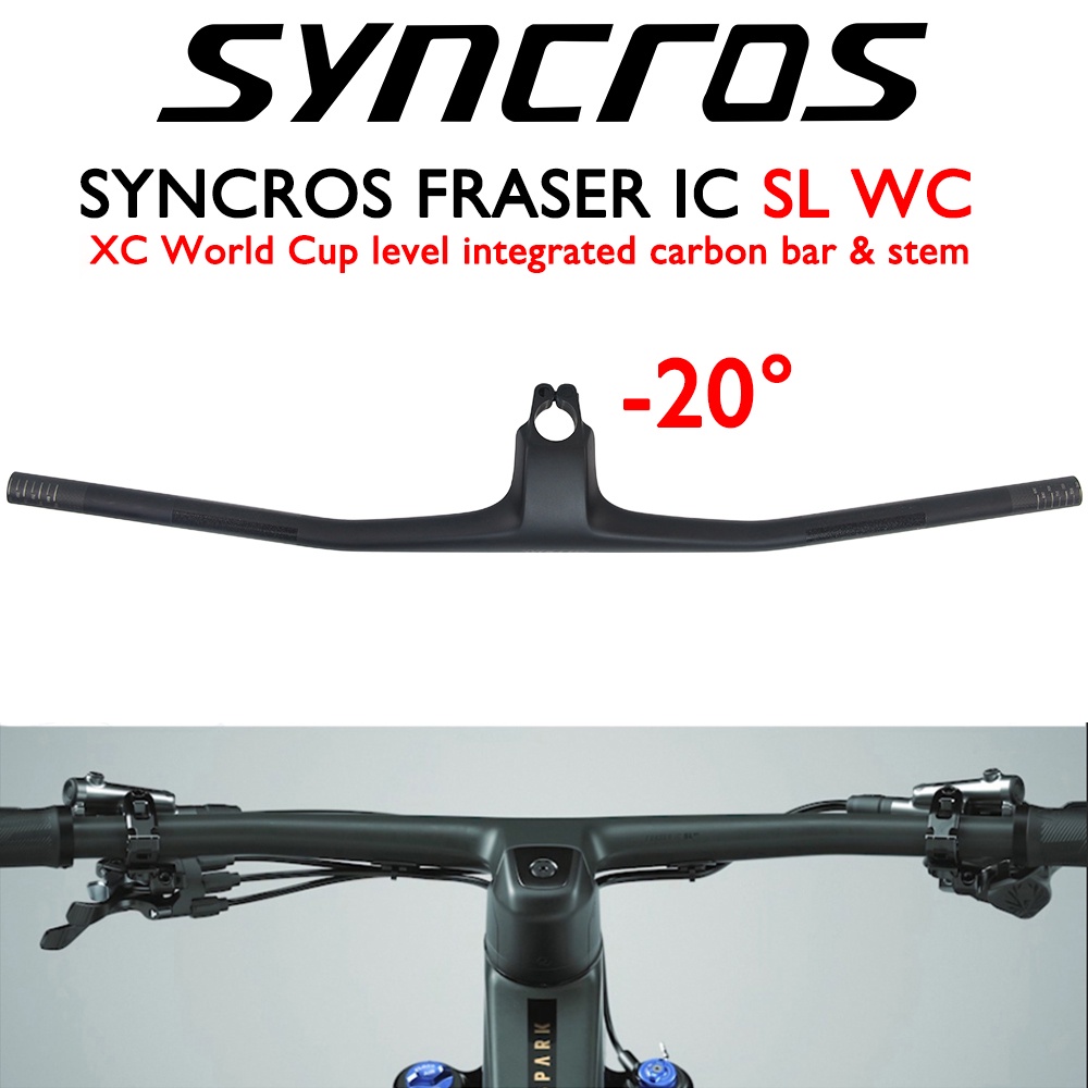 COD 2022 New SYNCROS FRASER IC SL WC 740 760MM 20 full carbon fiber one piece mountain bike handlebar black matte Shopee Philippines