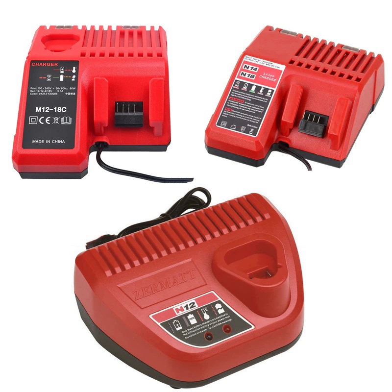 M1218C N12 Battery Charger for Milwaukee Liion Battery Shopee