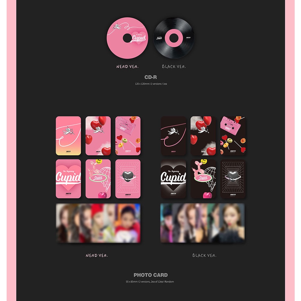 FIFTY FIFTY - The 1st Single [The Beginning: Cupid] Album CD Photobook ...