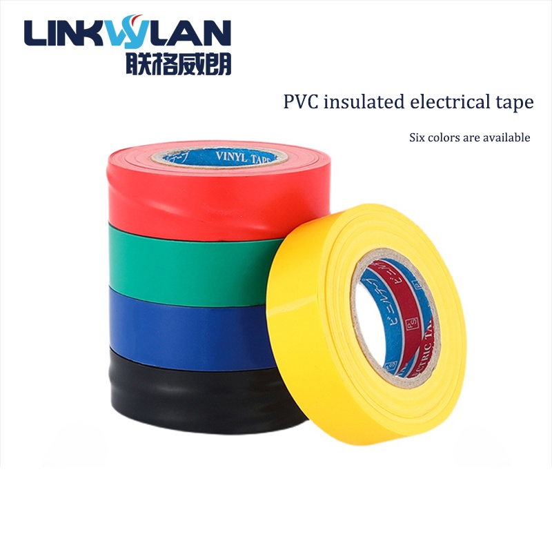 Linkwylan Pvc Electrical Phase Tape Color Plastic Nonstick Non