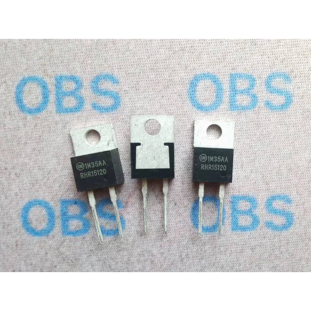 5 RHR15120 RHRP15120 15120 Quick Recovery Diode TO220 Original ...