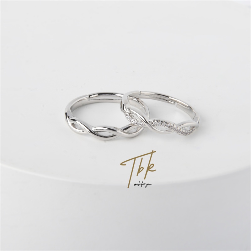 Platinum coated couple on sale rings