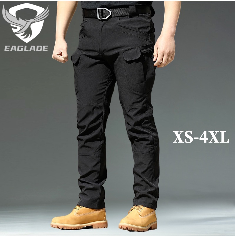 EAGLADE Men's Black Tactical Cargo Pants Black IX7 Shopee Philippines