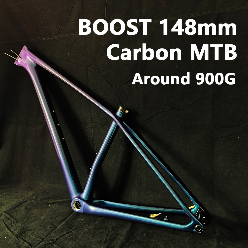 HYGGE MTB bike frame Chameleon color custom painted accepted 29er boost  148MM XC/AM bike frameset | Shopee Philippines