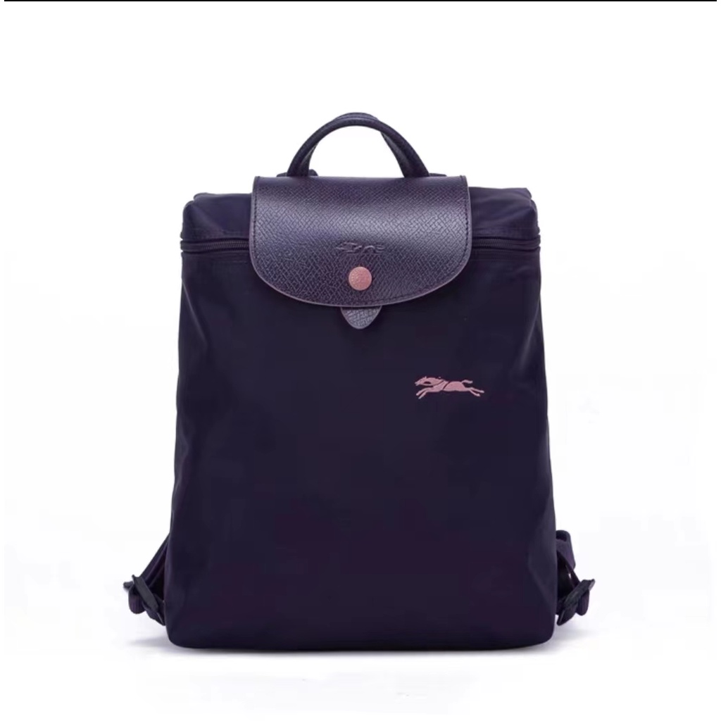 Longchamp backpack purple online