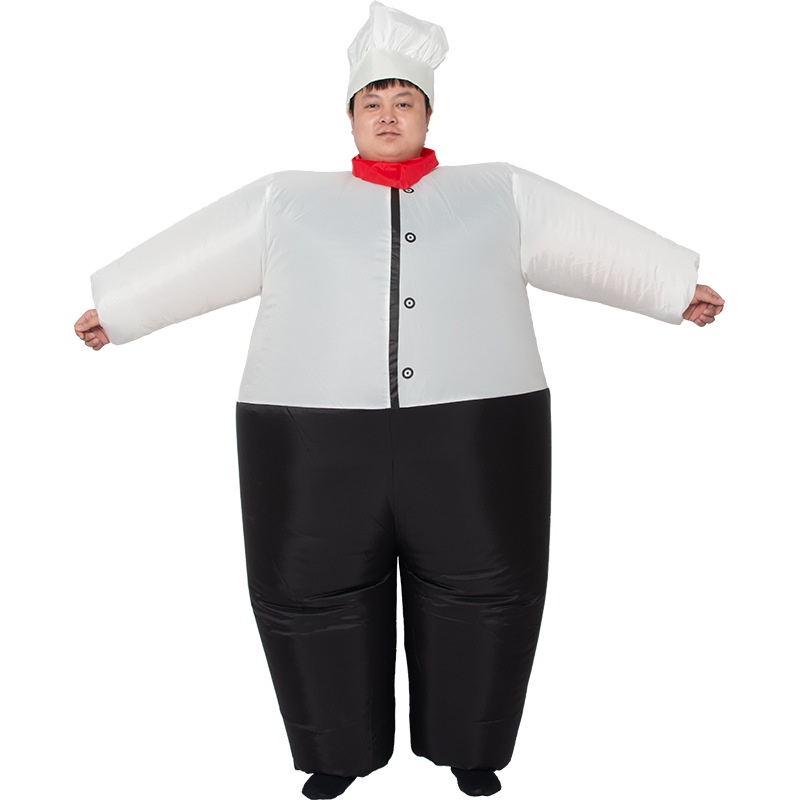 Adult chef inflatable clothing chef clothing COSPLAY hotel bar ...