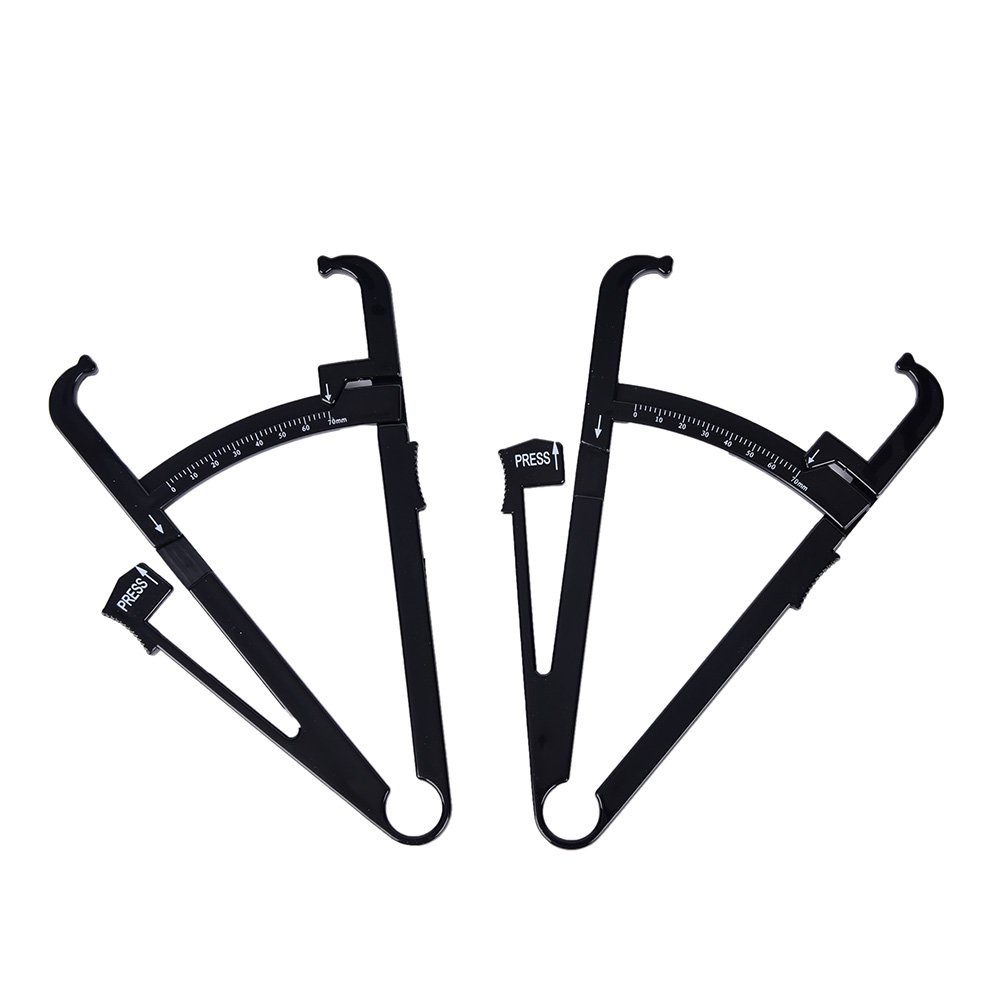 70mm Body Fat Caliper & Mass Measuring Tape Tester Fitness Weight Loss