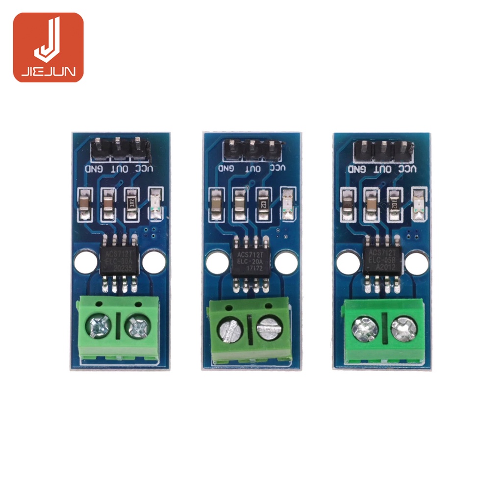 5A 20A 30A Hall Current Sensor Module ACS712 Model For Arduino AC DC ...
