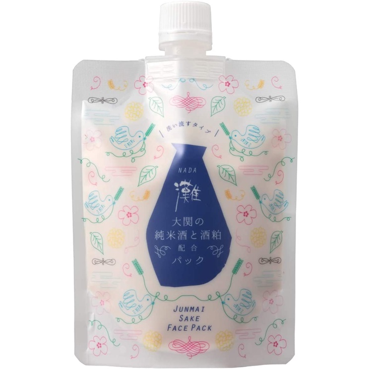 Direct from Japan Ozeki [Sake Cosmetics] Kuramoto Hatsu Nada Pure Rice Sake and Sake Lees Pack