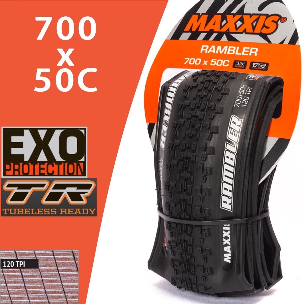 MAXXIS RAMBLER TUBELESS 700x38C/40C/45C/50C 650x47B