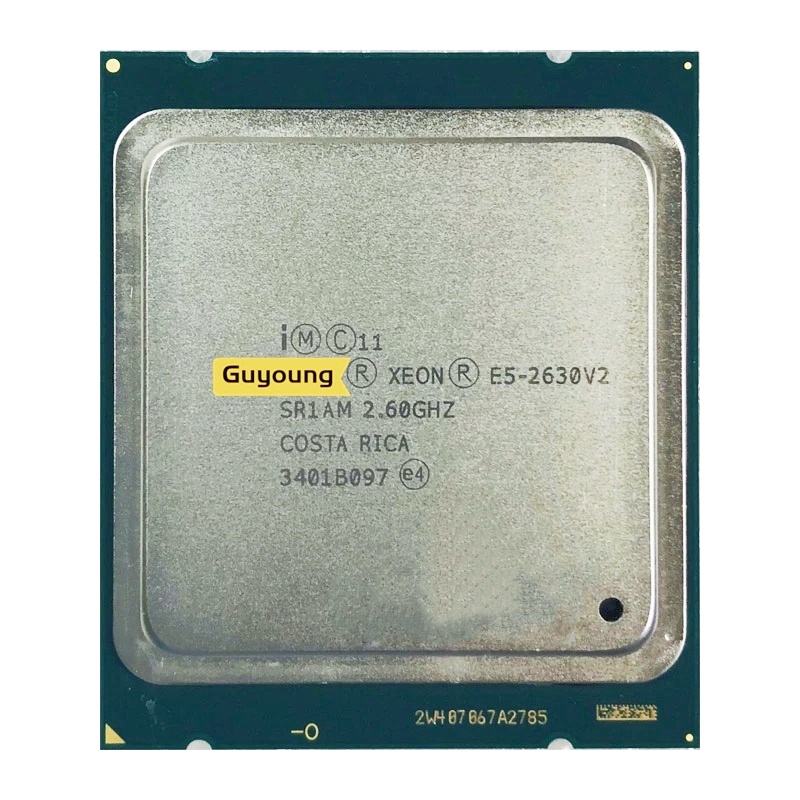Xeon CPU E5-2630V2 SR1AM 2.6GHz 6-Core 15M LGA2011 E5 2630V2 processor ...