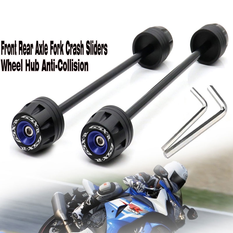 Front Rear Axle Fork Falling Pad For Suzuki Gsx R Gsx R Gsxr