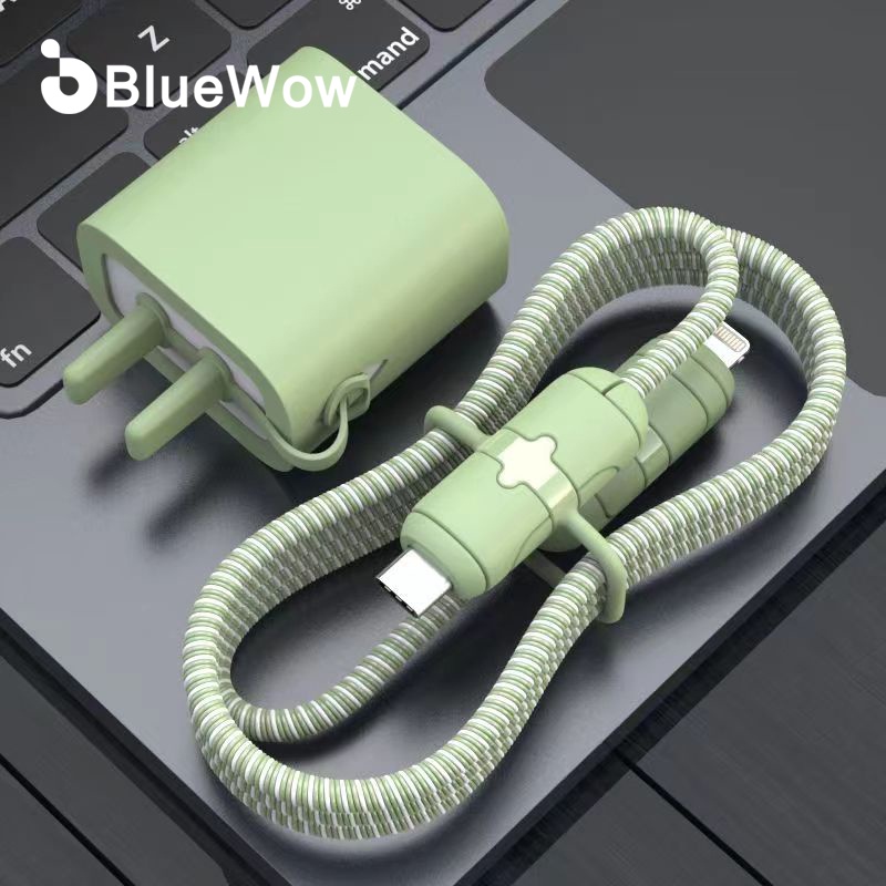 BlueWow Cable Protector For Phone Charger Head Protector USB/Lightning