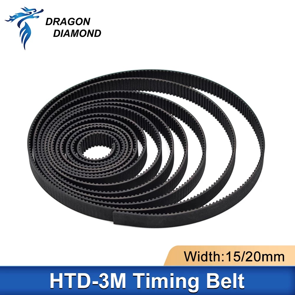Drangon Diamond MXL5 Timing Belt Width 5 10 15 20 25mm MXL 2mm Pitch