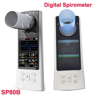 Contec Sp B Spirometer Handheld Digital Peak Flowmeter Bluetooth Tester For Lung Volume