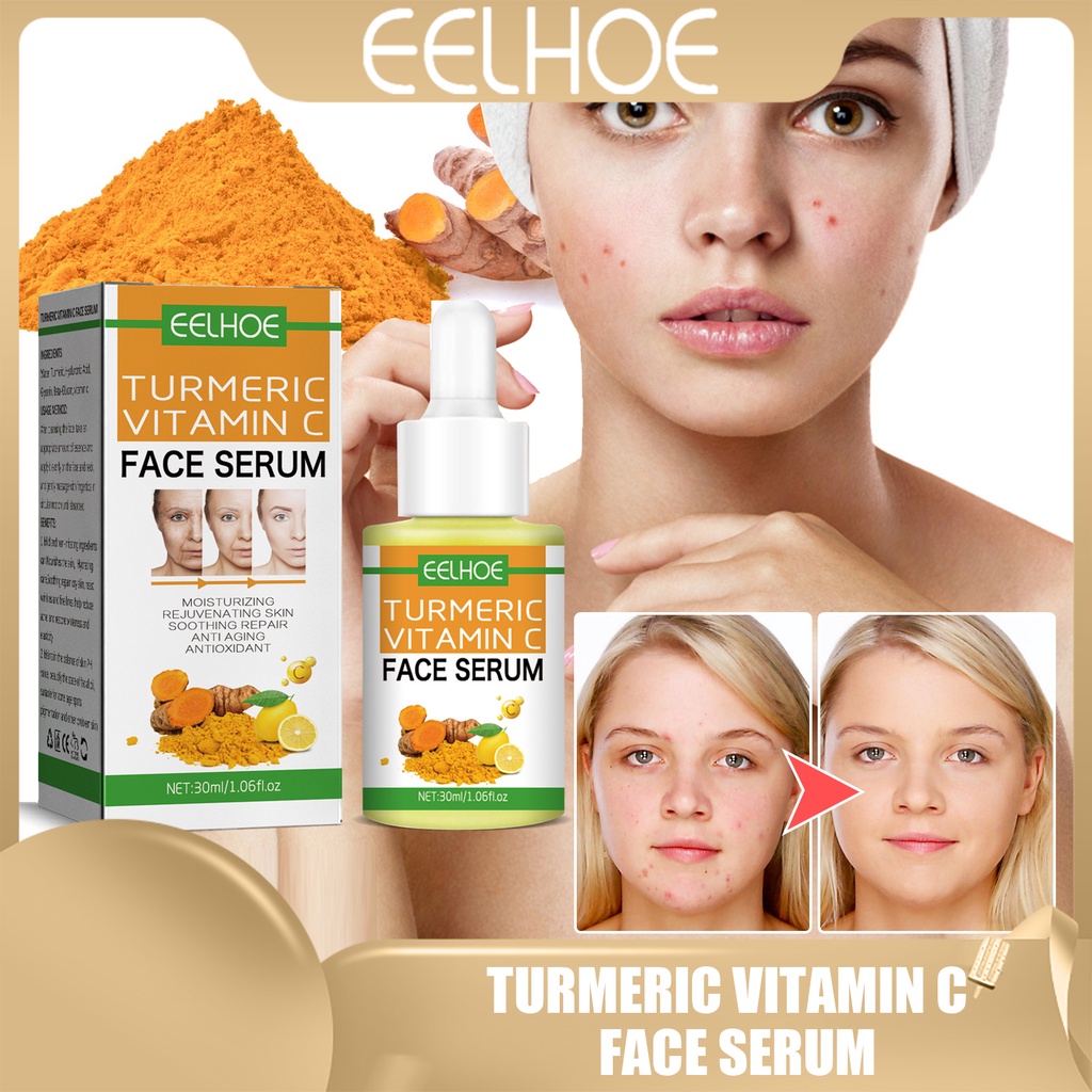 Eelhoe Turmeric and Vitamin C Face Serum Turmeric Dark Spot Corrector