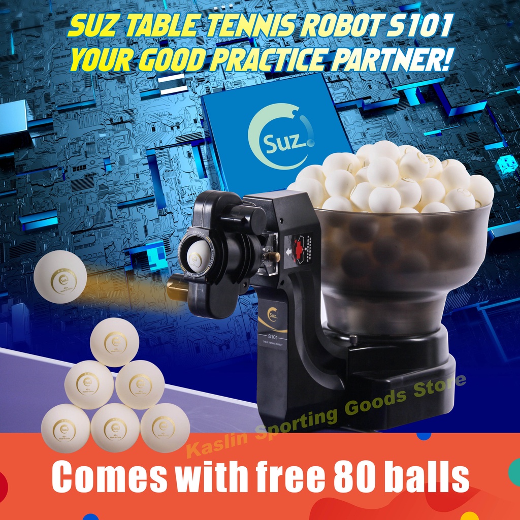 SUZS101 Table tennis ball machine Table Tennis Robots Automatic Ball