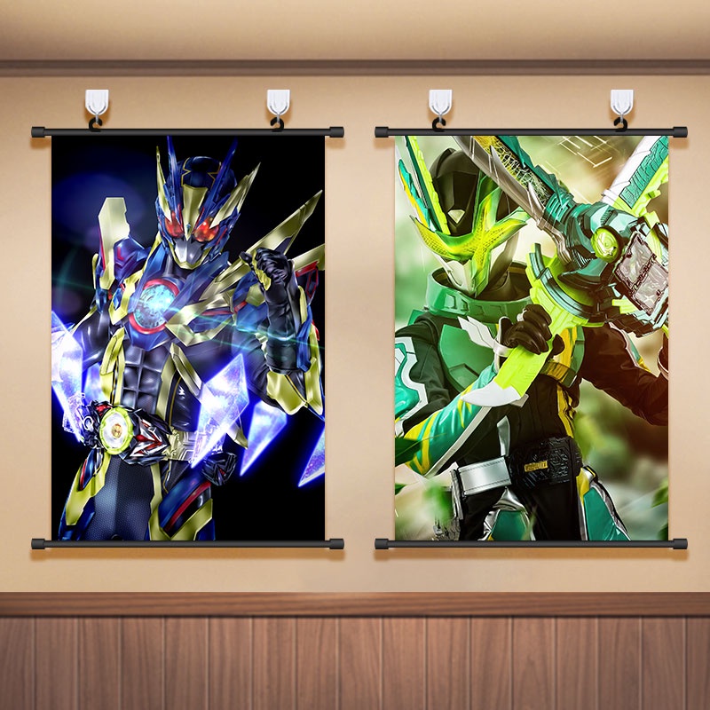 Anime Masked Kamen Rider Build Fabric Poster Wall Scroll Painting Mural ...