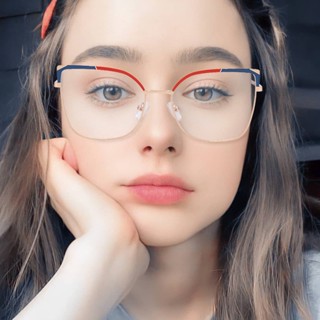 New Cat Eyewear Spectacles Big Cute Vintage Glasses Metal Lovely Fashion Eyewear Shopee Philippines