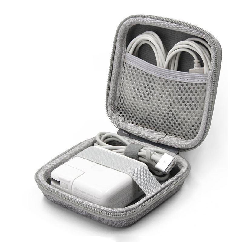 MacBook Charger Case Hard Travel Electronic Organizer Bag for MacBook