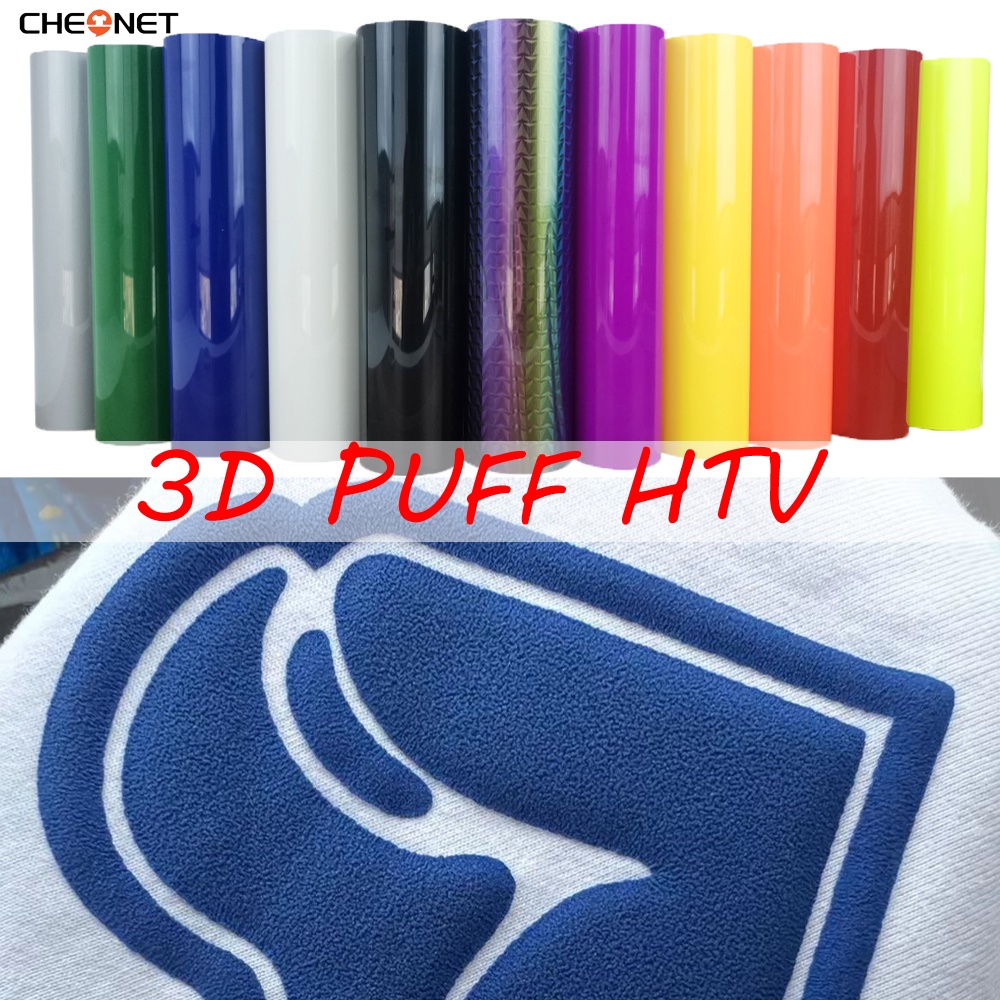 3D Puff Heat Transfer Vinyl Press Machine Iron On DIY Custom Tshirt ...