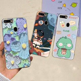 For OPPO A78 2023 Case Stylish Love Heart Milk Cow Candy Painted Soft Back  Cover For